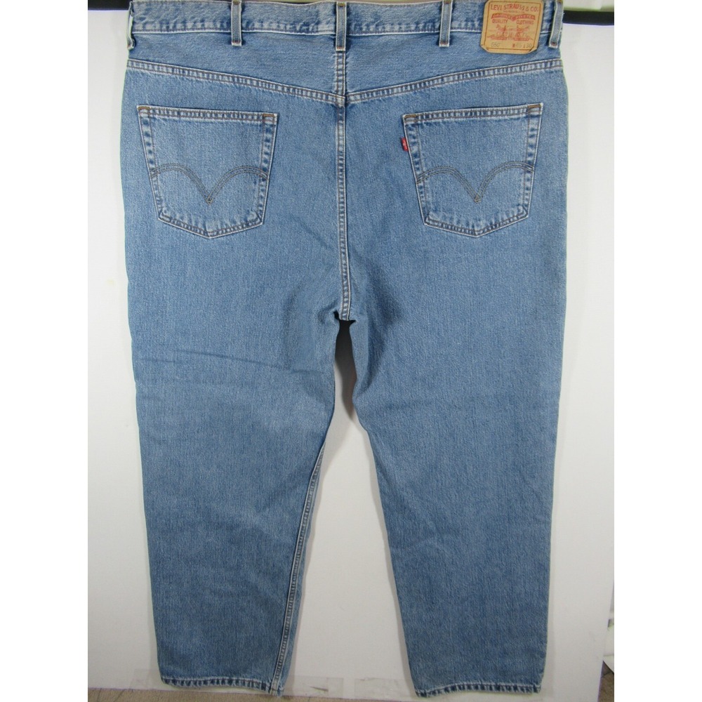 Vintage Levi's 550 Relaxed Fit Jeans Men 46x30 Blue 100% Cotton
